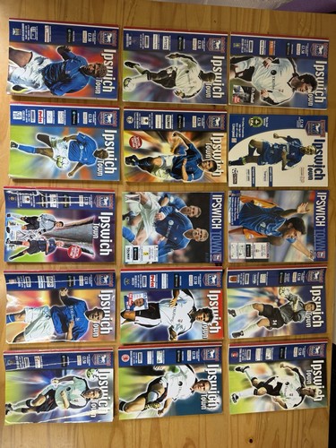 Ipswich town match programmes - ipswich,
