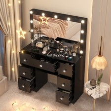 Dressing Table with LED Mirror