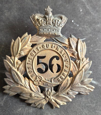 Victorian era cap badge of the 56th (West Essex) Regiment of Foot