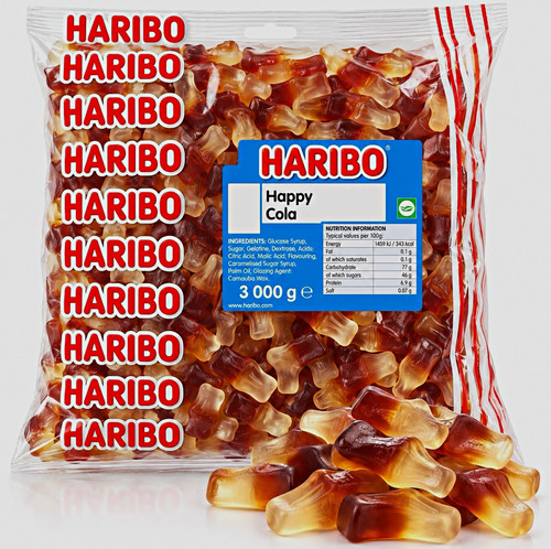 Haribo happy cola - haribo, bottle