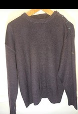 Paul & Shark Men's Crew Neck Jumper Burgundy Bretagne Medium Excellent Cond