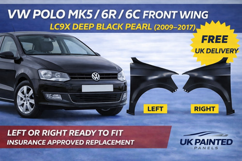 Polo mk5 front wing - 6r, 6c