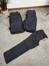 10x Black Trousers Job Lot