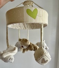 Mothercare Teddy Bear Plush Cot Mobile Retired, New Without Box