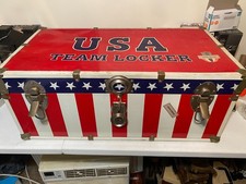Vintage USA Team Locker Trunk