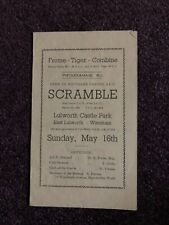 Scramble / moto cross