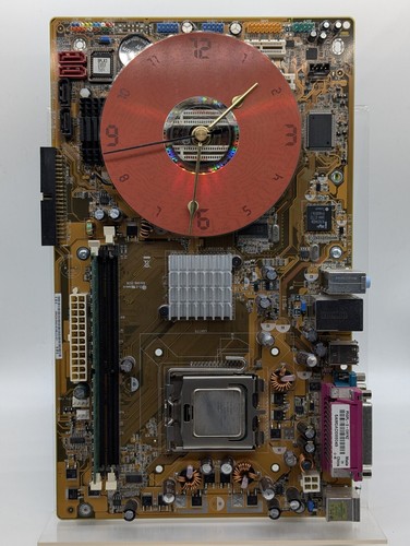 Wall clock made from - made, asus
