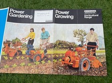 Howard Garden Rotavator Range Vintage Brochure 200-/350/ Gem Models