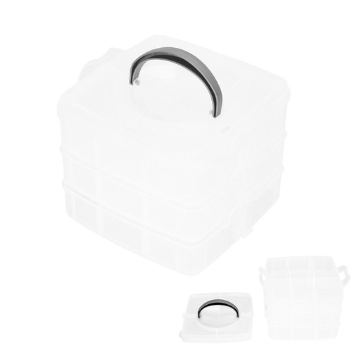 Tier demountable plastic - 3‑tier,