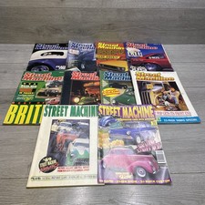 10 x Vintage Street Machine Car Magazine Mixed Bundle 1984,85,86,87,89 & 98