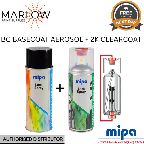 Mipa basecoat aerosol 2k - aerosol,