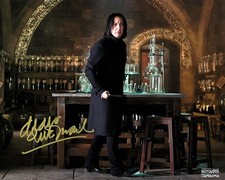 Alan Rickman autographed 8x10