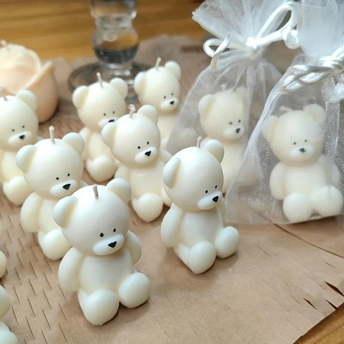 Silicone bear candle - bear, mold