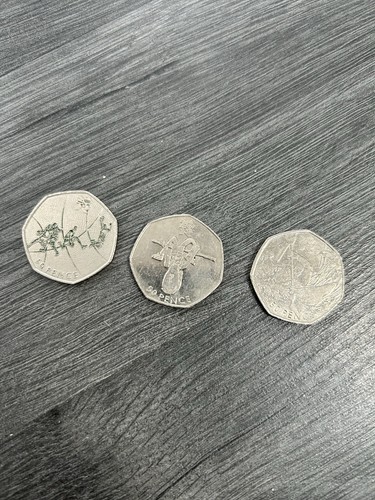 Olympic rare 50p coin - olympic,