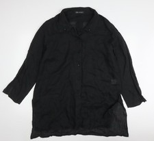 Sulu Women's Black Cover Up, Size 20, Long Sleeve