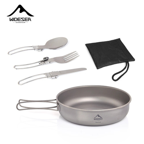 Titanium nonstick frying pan - titanium,