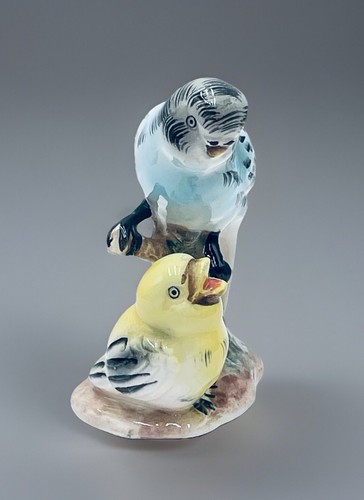 Vtg blue parakeets - blue,