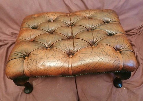 Chesterfield red leather - red,