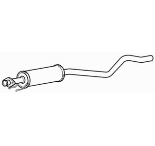 Quality centre exhaust middle - quality,