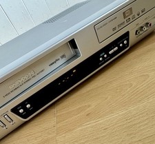 Daewoo DF-4100P VCR & DVD Recorder Combo Silver Dolby Digital MP3 - For Parts