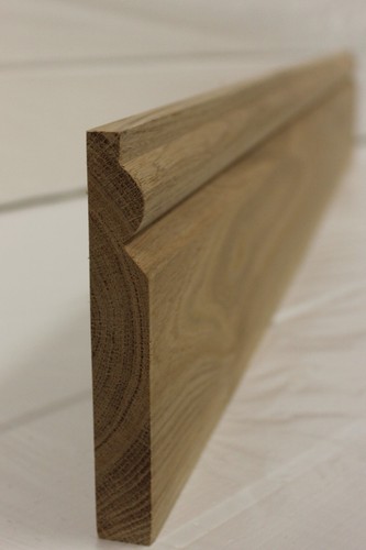 European solid oak skirting