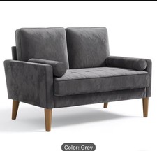 DRIPEX Small Velvet Sofa