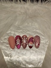 Christmas Gonk Press On Nails