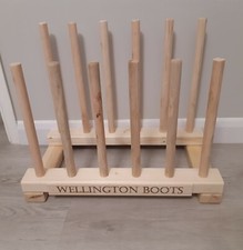 PERSONALISED welly rack