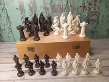 Vintage Medieval Figures Chess