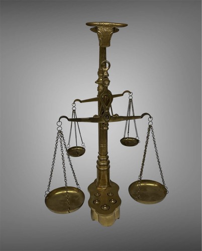 Small set brass scales - small,