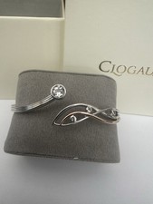 Clogau Sterling silver Waterfall Bangle With Topaz Brand New 