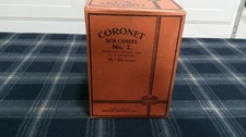 Coronet Box Camera No.2 with portrait lens - with original box VG condition
