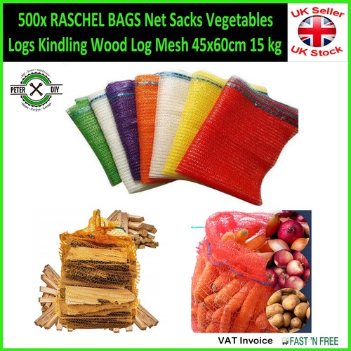500x raschel bags net sacks - 500x,