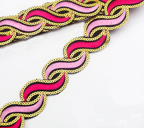 Sequins embroidery iron sew - embroidery,