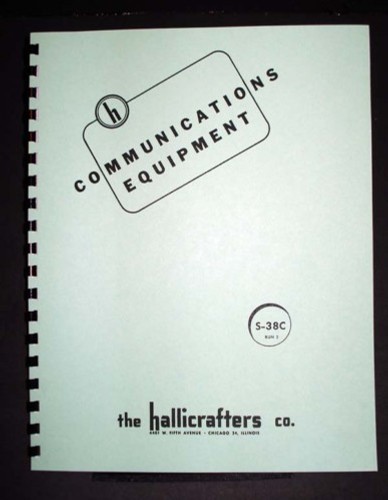 Hallicrafters 38c s38c - hallicrafters, s-38c