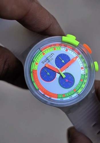 Rare swatch neon - swatch, retro
