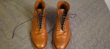 Alden Wing Tip Boot Dark Tan