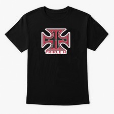 Triple H Iron Cross Logo WWE Wrestling Unisex Adults & Kids T-Shirt