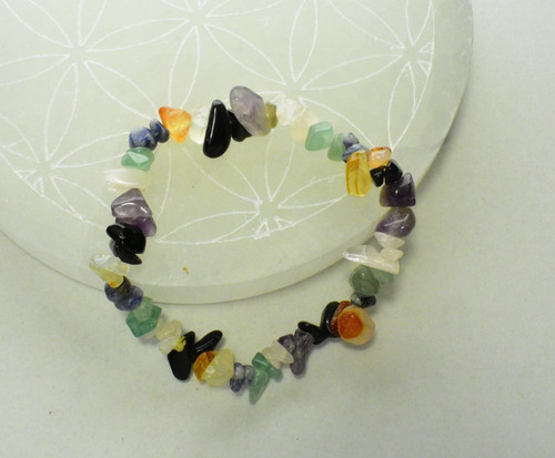 Chakra bracelet elasticated - bracelet,