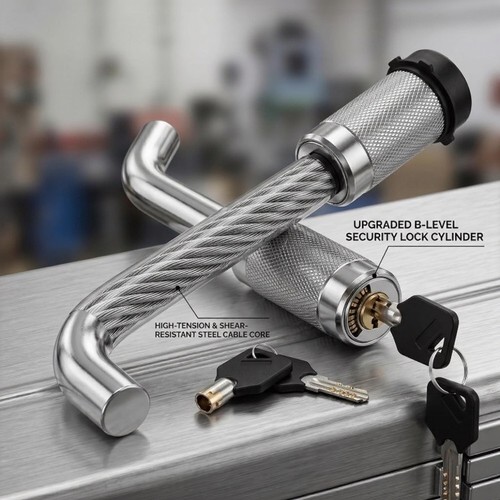 Steel coupler lock - rv,