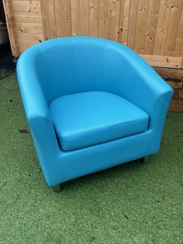 Faux leather tub - faux,
