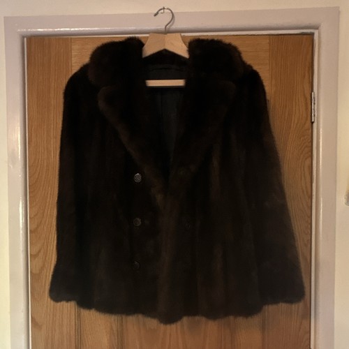 Vintage dark brown mink - vintage, fur
