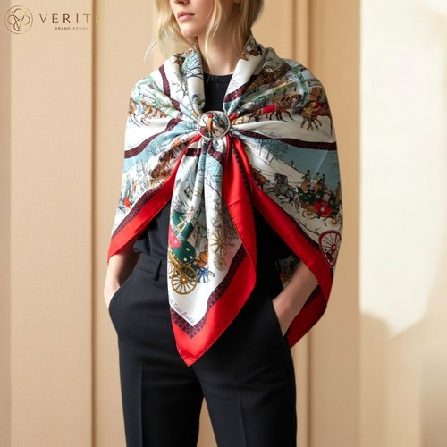 Rare vintage hermes - hermes, silk