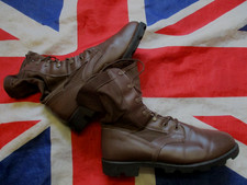 GENUINE wp BRITISH ARMY UKSF sas ISSUE JUNGLE COMBAT BOOTS mtp brown UK 10 L / W