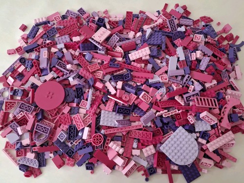 Lego over 1kg girls pink - lego, girls,