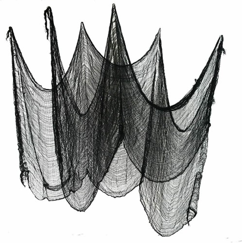 Black creepy cloth 75 x - 2,