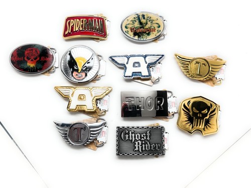 Marvel comics belt buckles - belt,