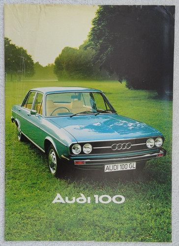 Audi 100 saloon brochure - saloon,