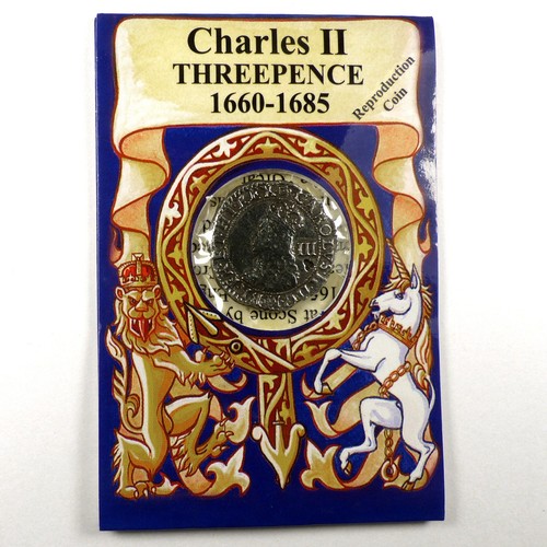 Charles threepence pewter - ii,