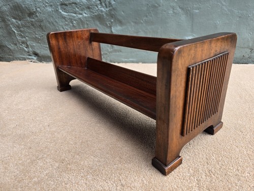 Mahogany veneered book - mahogany,